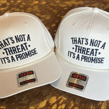 That’s Not a Threat, It’s a Promise Rope Hat | Ivory