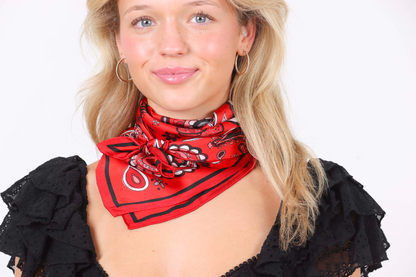 TAYLOR X BLACK SCARLET SCARF