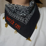 Wreck ’Em Embroidered Charm Bandana