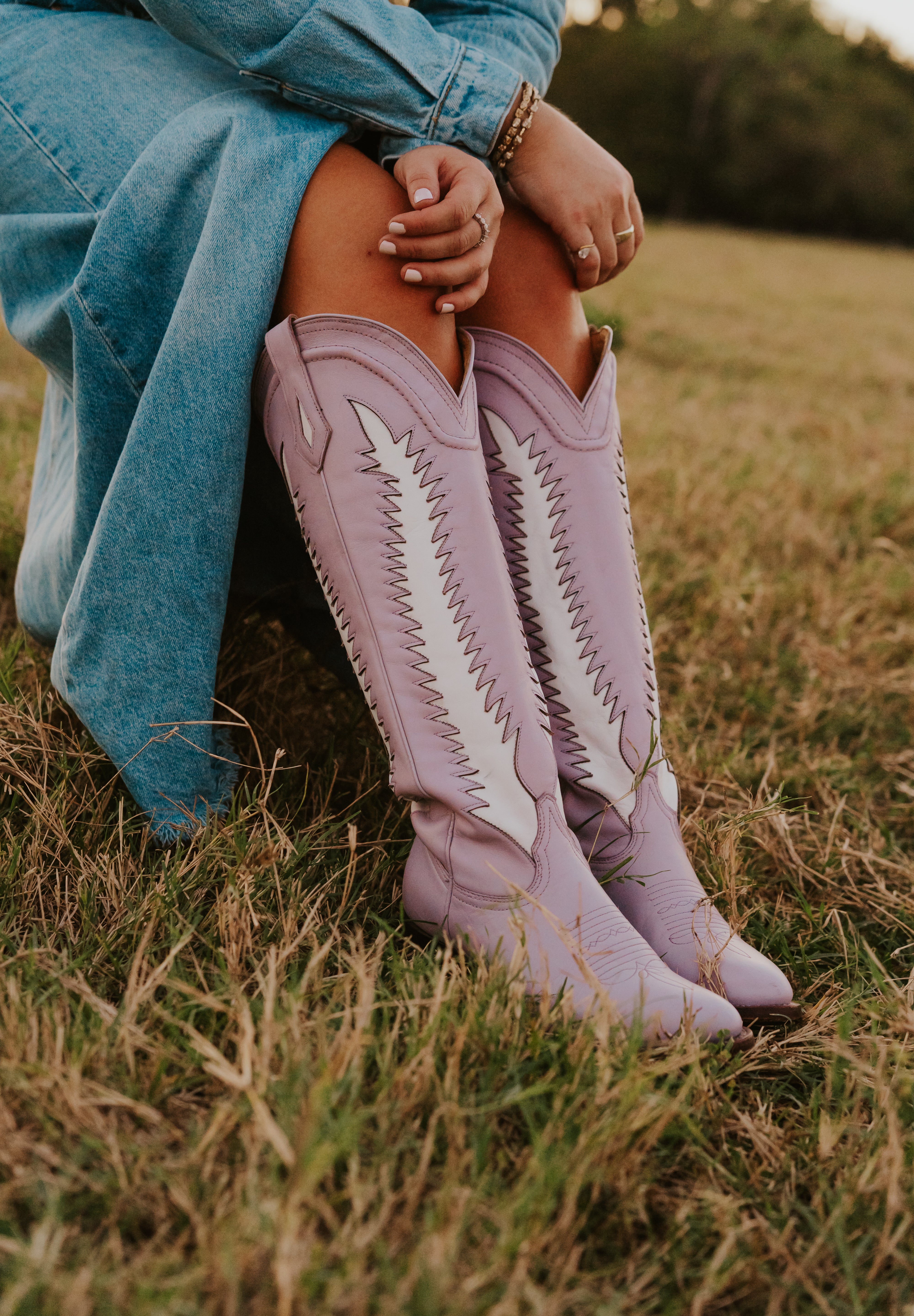 Cowgirl boot with classic western silhouette