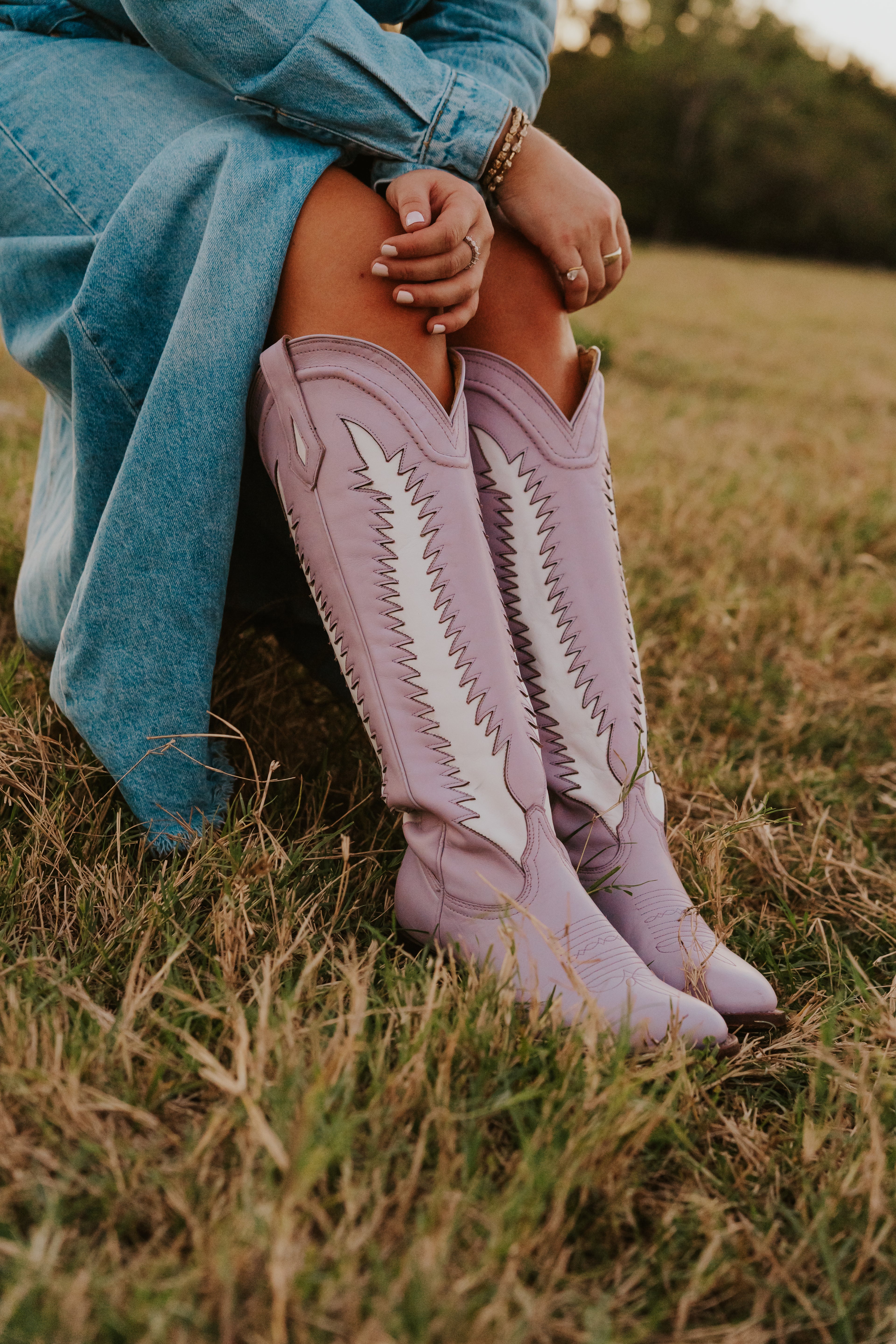 Cowgirl boot with classic western silhouette