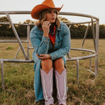Premium leather western boot with modern design