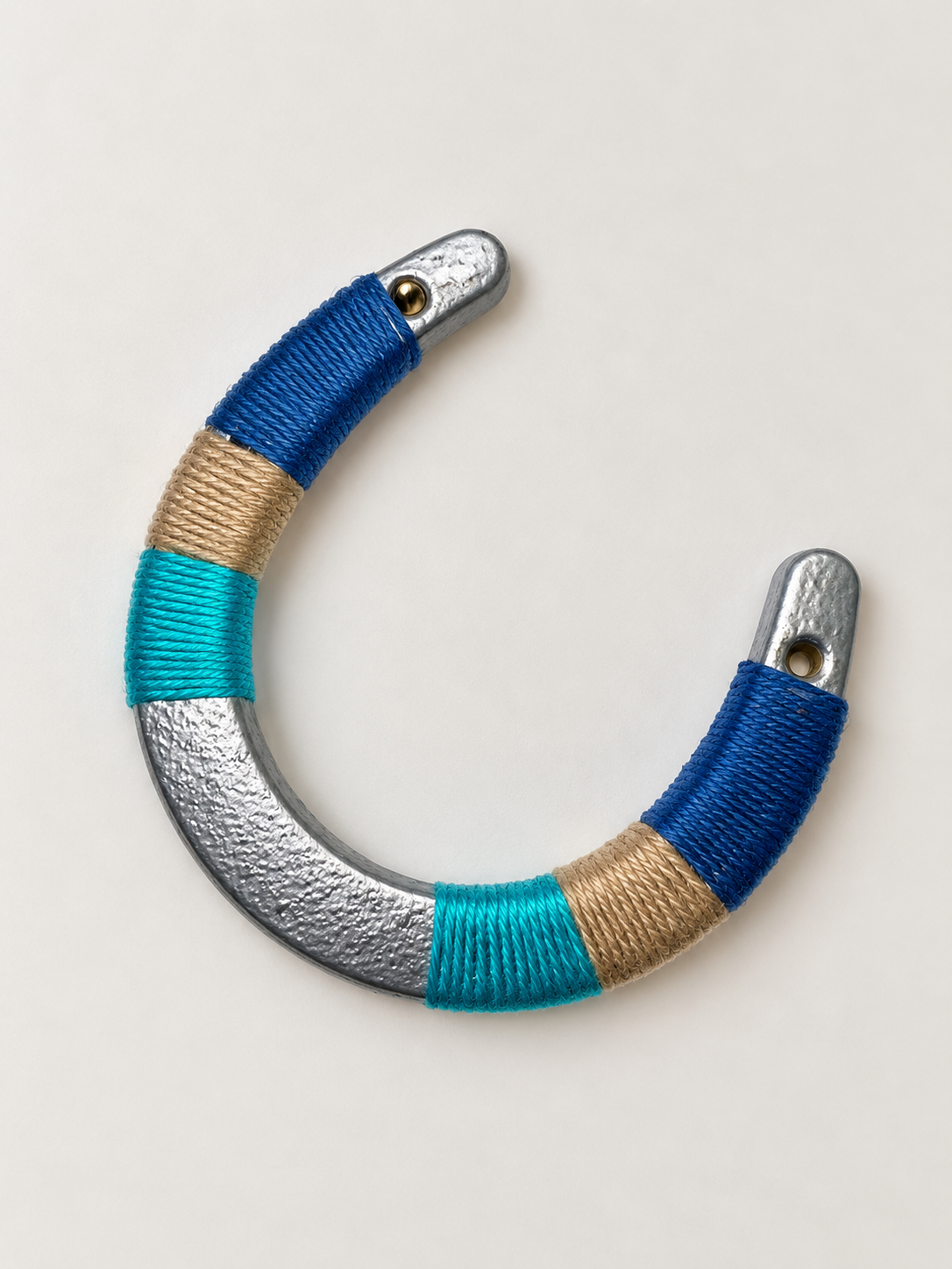 Hand-Wrapped Horseshoe Wall Decor | Handmade Western Good Luck Charm