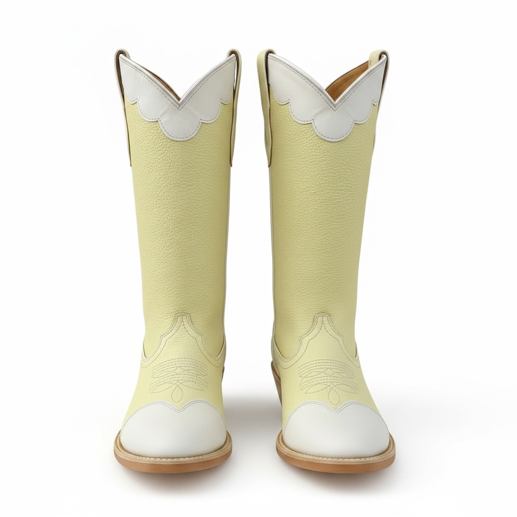 yellow cowgirl boots 